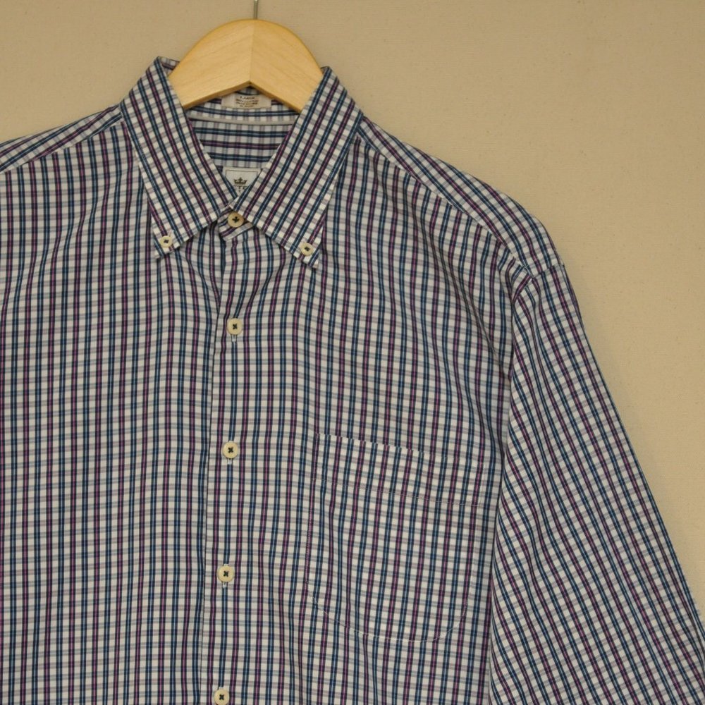 Peter Millar Seaside Finish Button Down L